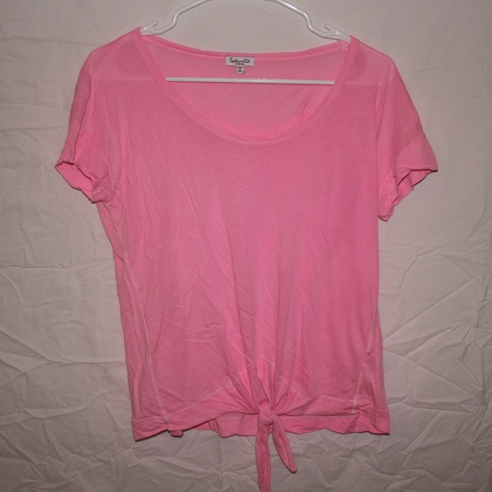 Pink Tie Tee Shirt